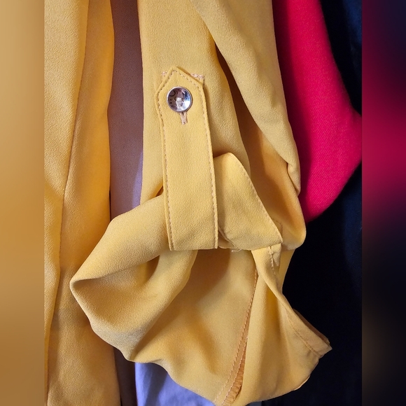 Charter Club Button Up Long Sleeve Blouse - Picture 7 of 10